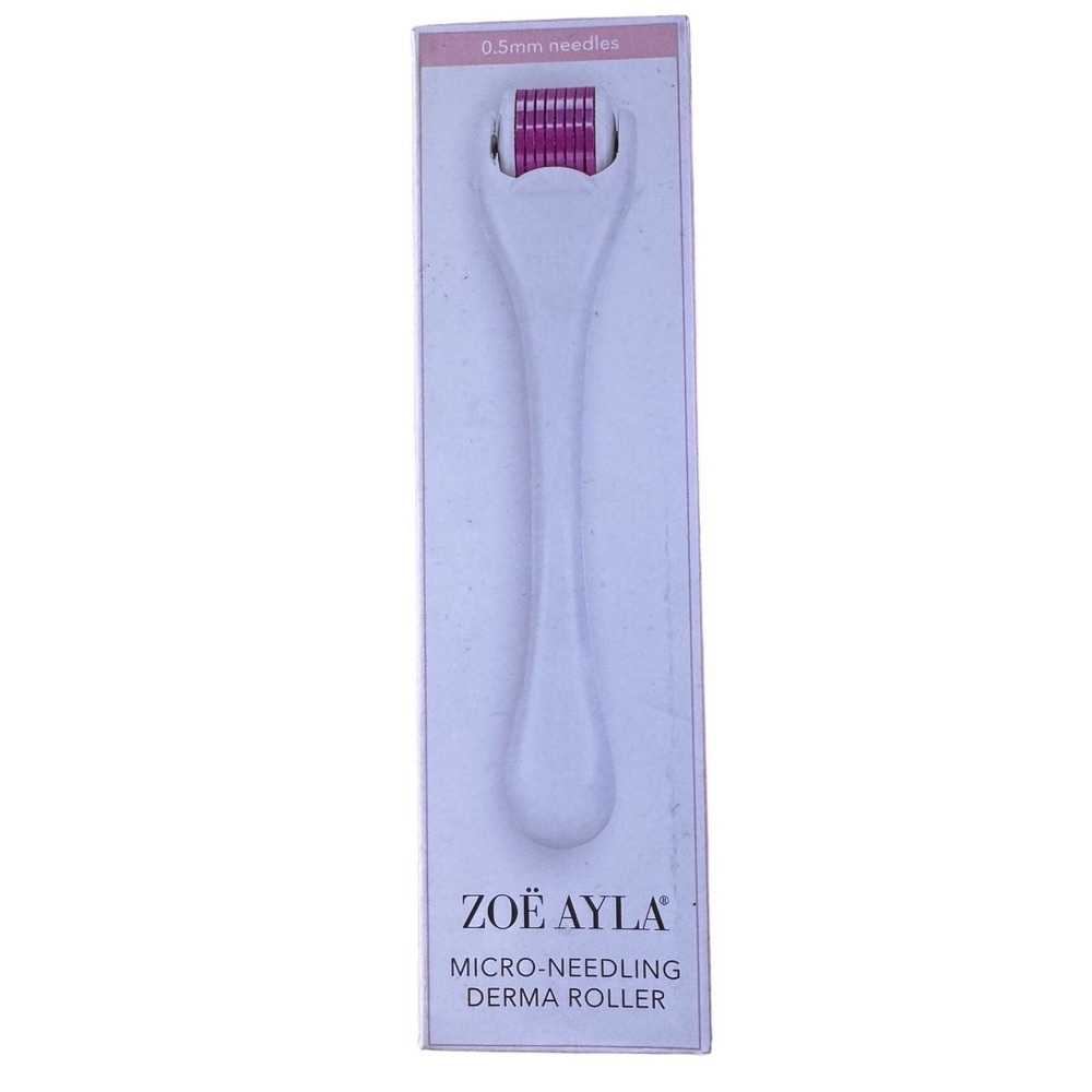 New‎ Sealed ZOË AYLA Micro Needling Derma Roller 0.5 mm Needles Skin Care Beauty